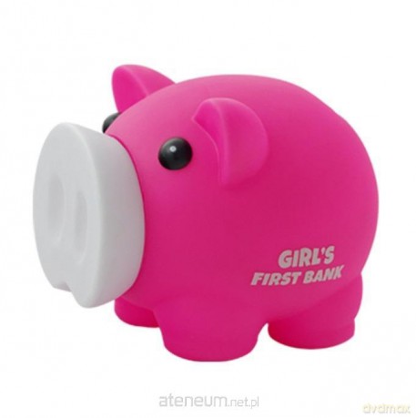 Skarbonka Świnka Girl's First Bank różowa