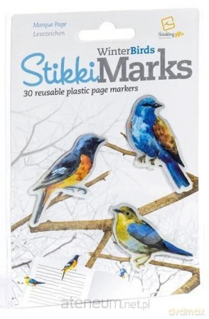 StikkiMarks Winter Birds Zakładki Ptaszki