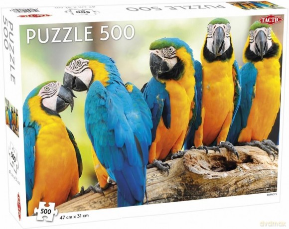 TACTIC 500 el. Animal: Parrots [PUZZLE]