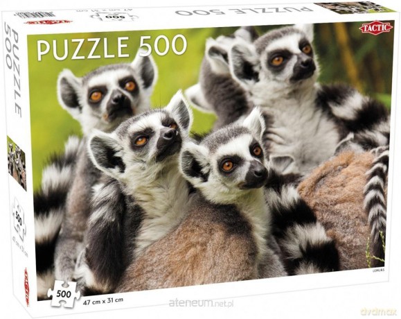 TACTIC 500 el. Animals: Lemurs [PUZZLE]
