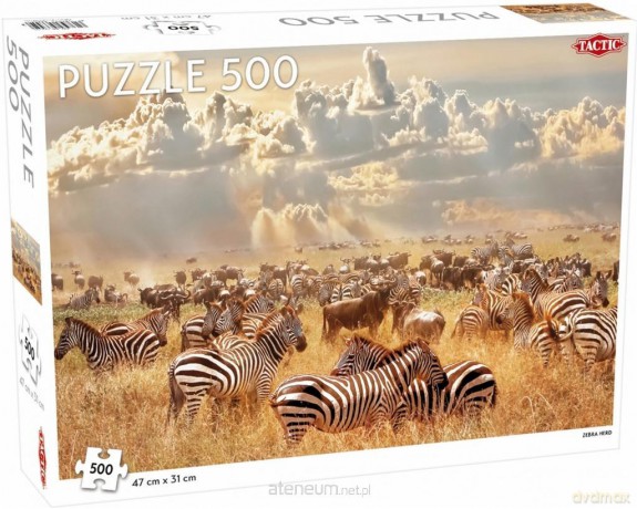 TACTIC 500 el. Animals: Zebra Herd [PUZZLE]
