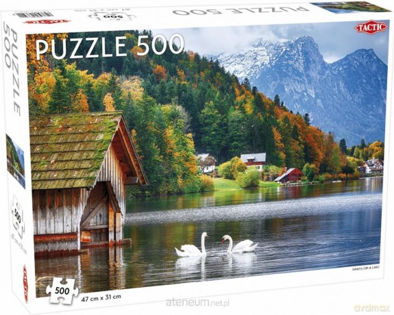 TACTIC 500 el. Landscape: Swans on a Lake [PUZZLE]