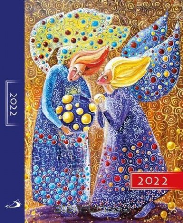 Terminarz 2022 A5 Kolorowy anioł [KALENDARZ]