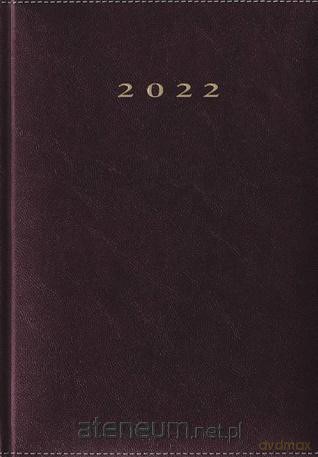Terminarz 2022 A5 Madrid bordowy [KALENDARZ]