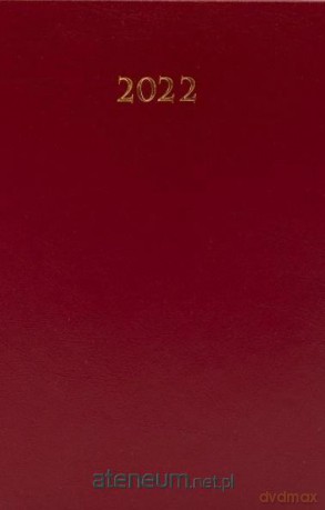 Terminarz 2022 Dzienny A5 DIVAS Bordo [KALENDARZ]