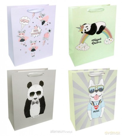 Torba prezentowa 26x32 Panda