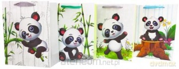 Torebka Lux dziecięca Panda duża A4