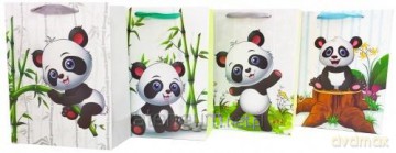 Torebka Lux dziecięca Panda średnia A5