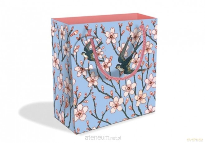 Torebka ozdobna mała Almond blossom and swallow