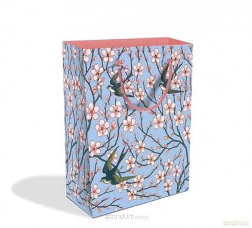 Torebka ozdobna średnia Almond blossom and swallow