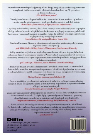 Tajemniczy Mistrzowie XXI Wieku - Hermann Simon [KSIĄŻKA]