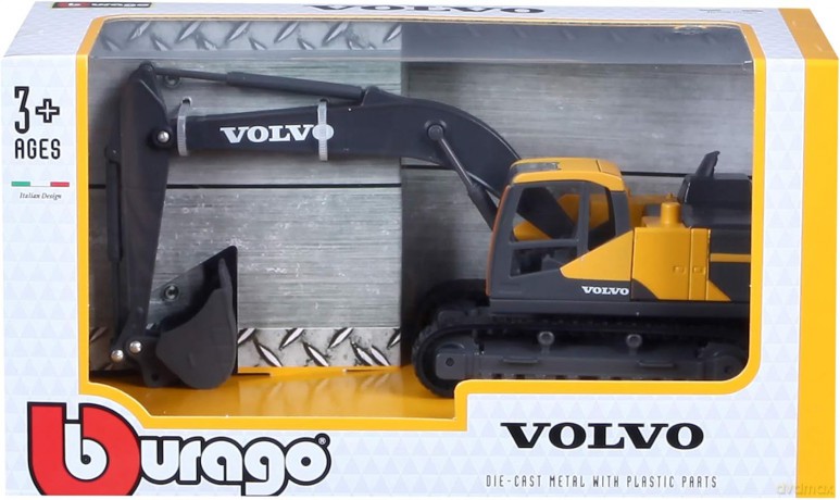 Volvo EC220E Excavator Yellow/Grey 1:50