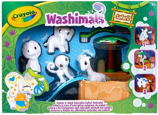 Washimals Safari zwierzątka do kolorowania