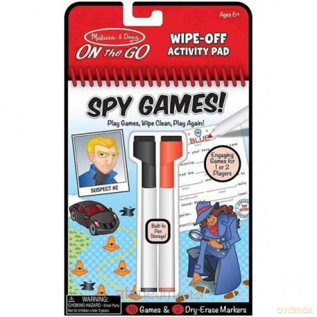 Wipe-Off Activity Pad - Szpieg