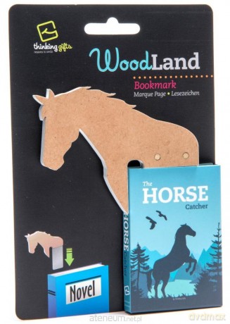 WoodLand Horse drewniana zakładka do książki - koń