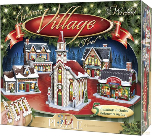 Wrebbit Puzzle 3D 116 el Christmas Village [PUZZLE]