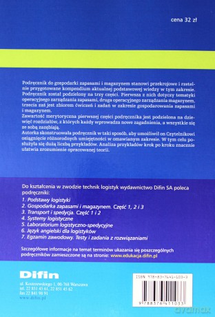 Gospodarka zapasami i magazynem cz.1 Zapasy - Katarzyna Grzybowska [KSIĄŻKA]