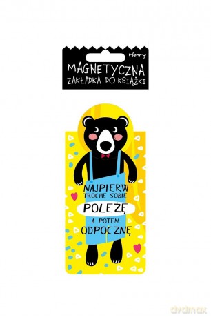 Zakładka magnetyczna - Misiek poleżę
