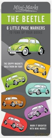 Zakładki magnetyczne auta - Beetle VW Garbus 6 szt