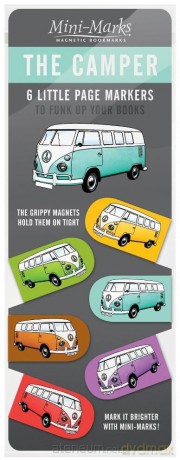 Zakładki magnetyczne auta - Camper VW T1 6 szt