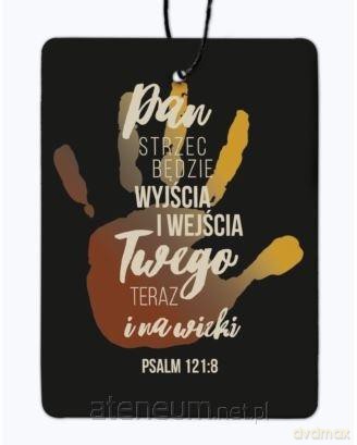 Zawieszka zapachowa - New car Ps. 121:8 czarny