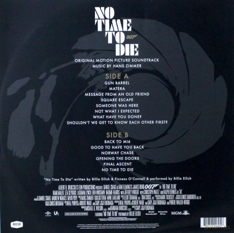 007 James Bond No Time To Die (Picture) [Winyl]