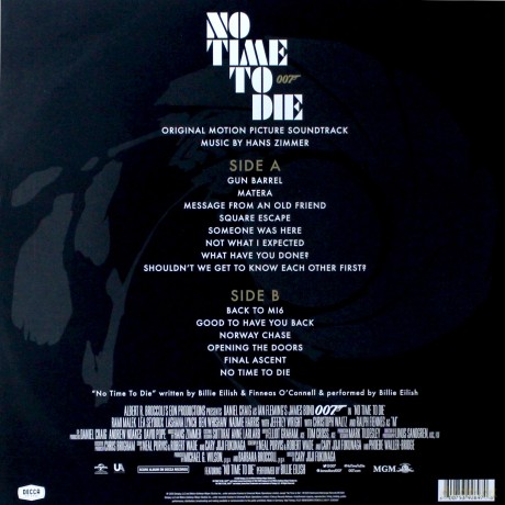007 James Bond No Time To Die (Picture) [Winyl]