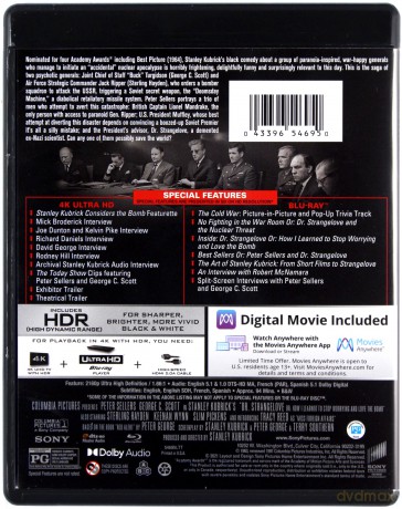 Dr Strangelove, czyli jak przestałem się martwić i pokochałem bombę [Blu-Ray 4K]+[Blu-Ray]