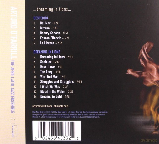 Arturo O'farrill: Dreaming In Lions [CD]