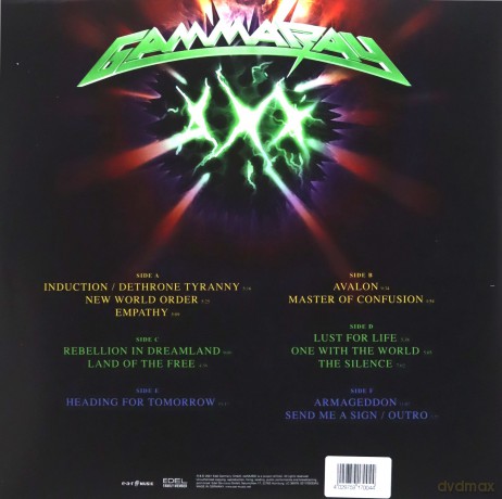 Gamma Ray: 30 Years Live Anniversary (Colored) [3xWinyl]+[Blu-Ray]