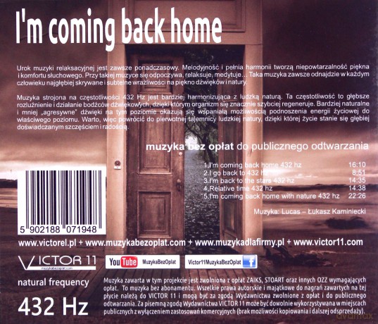 I'm coming back home 432 HZ