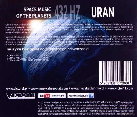 Space Music of The Planets 432 HZ Uran
