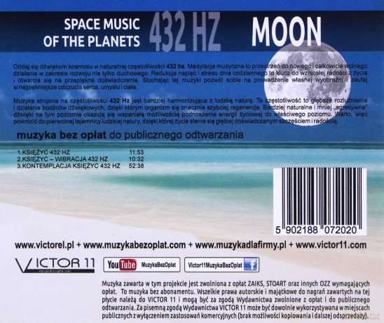 Space Music of The Planets 432 HZ Moon