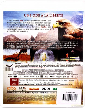 Freedom l'envol d'un aigle [Blu-Ray]