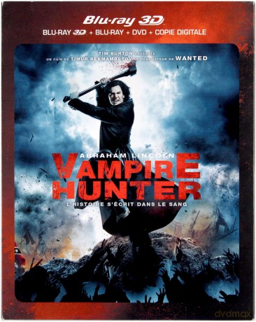 Abraham Lincoln: Vampire Hunter (Abraham Lincoln: Łowca wampirów) [Blu-Ray 3D]+[Blu-Ray]+[DVD]