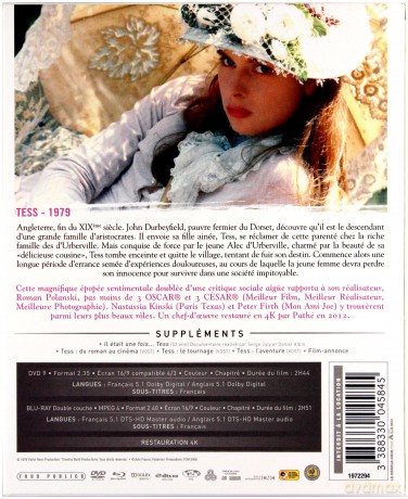 Tess [Blu-Ray]+[DVD]