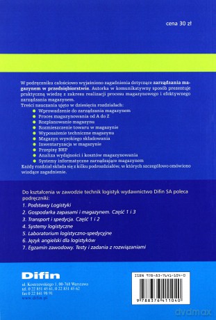 Gospodarka zapasami i magazynem Cz.2 - Katarzyna Grzybowska [KSIĄŻKA]