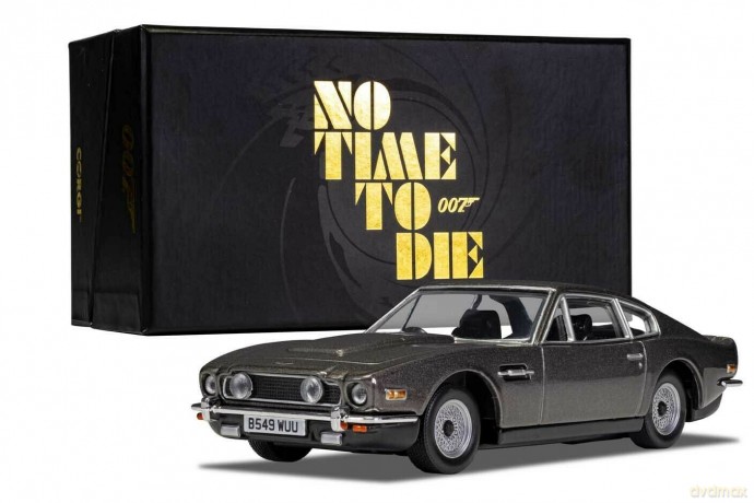 007 James Bond Aston Martin V8 Vantage - 'No Time To Die' Die Cast 1:36 Scale