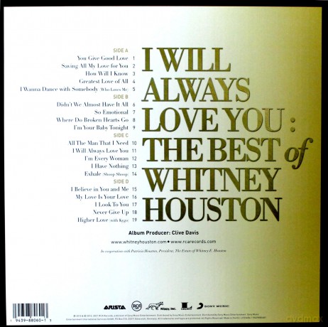 Whitney Houston: I Will Always Love You: The Best Of Whitney Houston [2xWinyl]