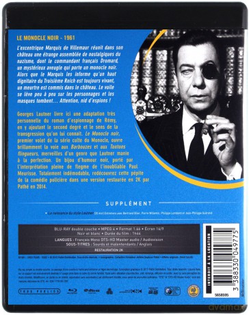 The Black Monocle (Czarny monokl) [Blu-Ray]