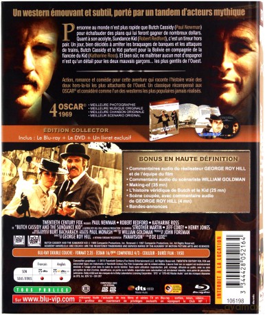 Butch Cassidy and the Sundance Kid (booklet) [Blu-Ray]+[DVD]