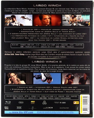 Largo Winch / Largo Winch 2 (Spisek) [2xBlu-Ray]
