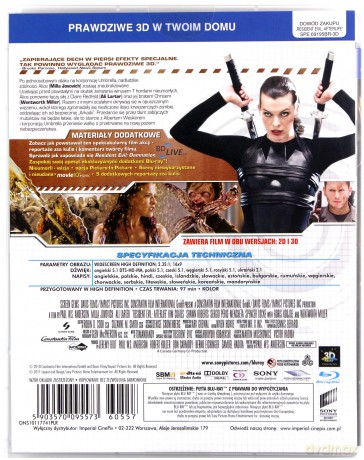 Resident Evil: Afterlife [Blu-Ray 3D]
