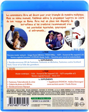 Fantomas Unleashed (Fantomas powraca) [Blu-Ray]+[DVD]
