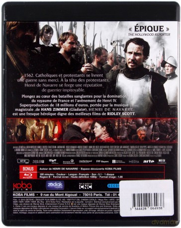 Henri 4 (Henryk IV: Król Nawarry) [Blu-Ray]