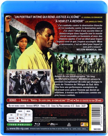 Mandela: Long Walk to Freedom (Mandela: Droga do wolności) [Blu-Ray]