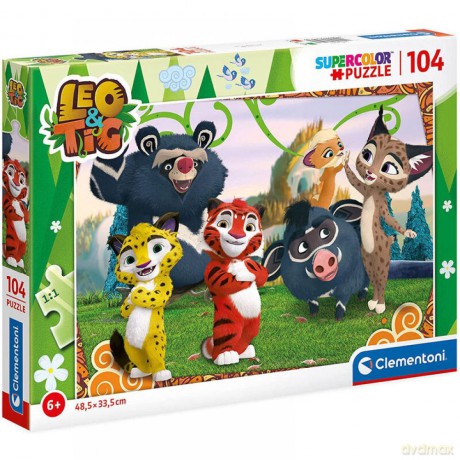 CLEMENTONI 104 el. Leo I Tig [PUZZLE]
