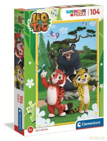 CLEMENTONI 104 el. Leo I Tig [PUZZLE]