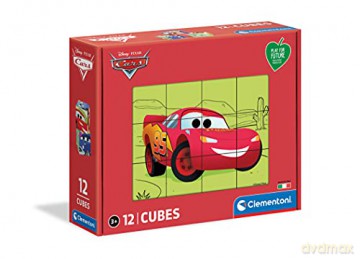 CLEMENTONI Kostki 12 el. Play For Future Cars [PUZZLE]