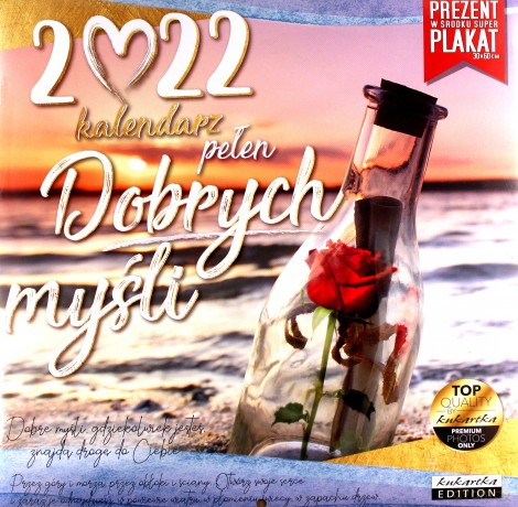 Kalendarz 2022 ścienny Classic Dobrych Mysli [KALENDARZ]